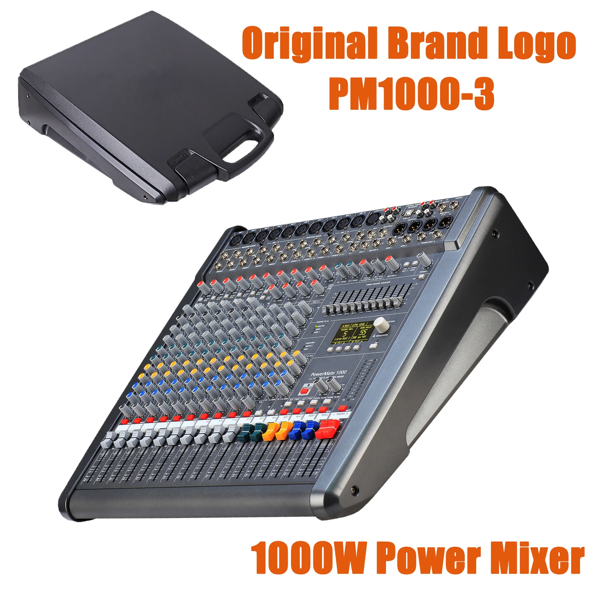 Betagear Power Audio Mixer Powermate PM1000-3 1000W Mixing Consola Digital Powered Mixing Desk Professional Audio Equipment