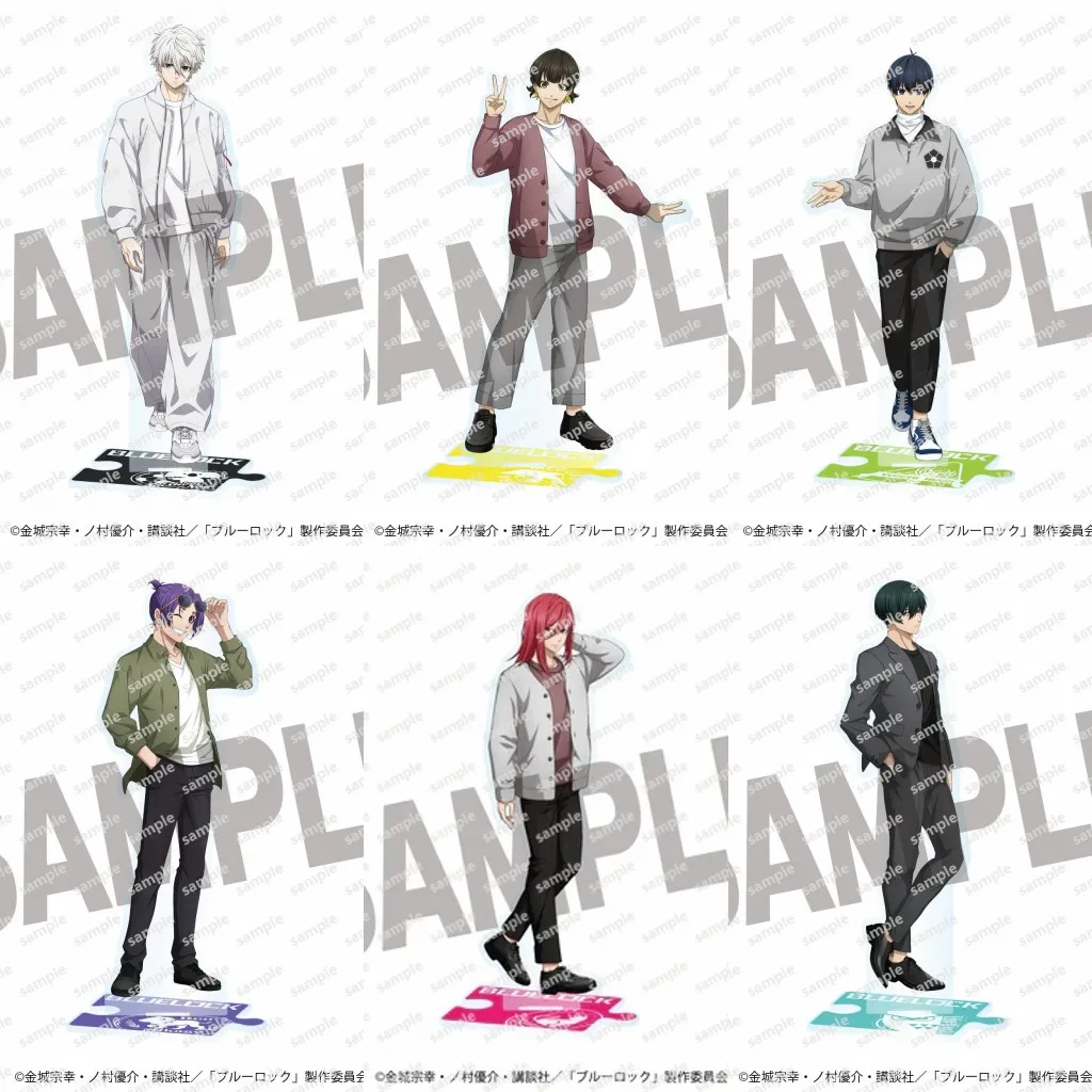 Anime BLUE LOCK Isagi Yoichi Chigiri Hyoma Seishiro Nagi Inset Acrylic Stand Figure Model Plate Cosplay Collection Desktop Decor