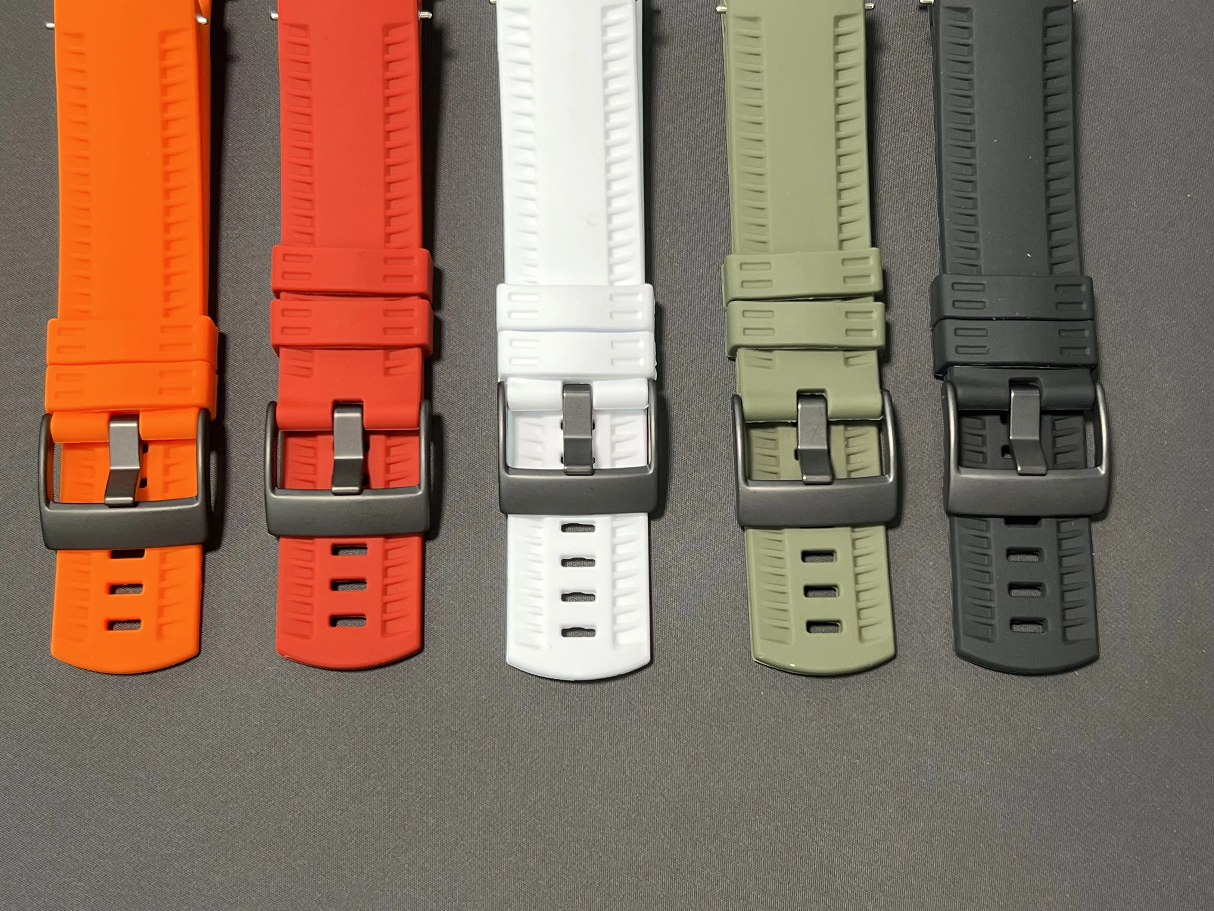 24mm Gummi-Silikon-Armband für Suunto 9 Smartwatch, Ersatzarmband für Suunto 9 Baro, Armband für Spartan Sportuhr – Detail 2