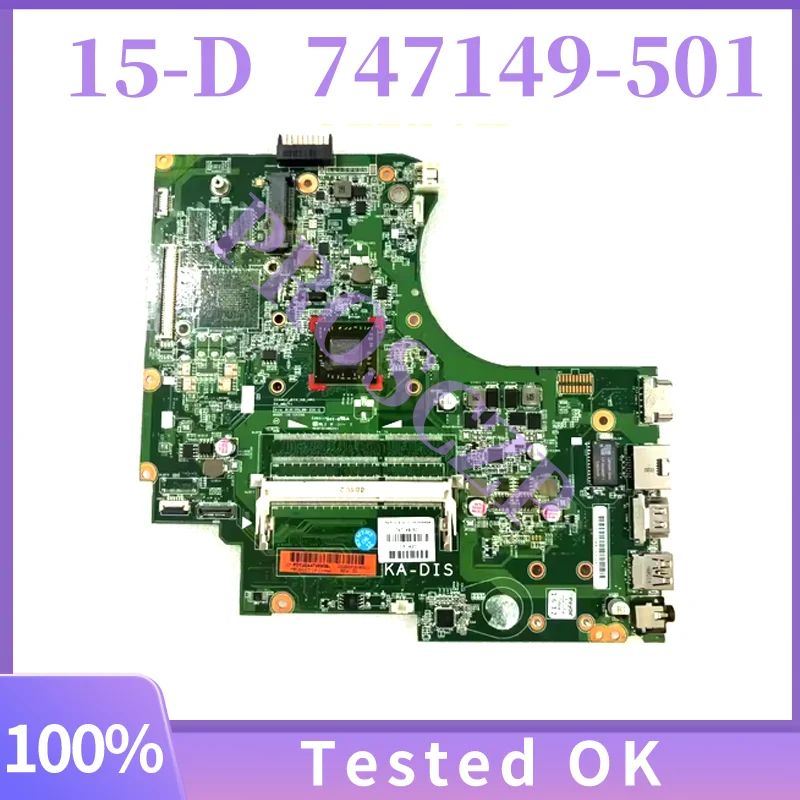 

747149-501 747149-601 747149-001 Для HP 255 G2 15-D Материнская плата ноутбука 15-D-255-G2 Материнская плата E1-2100U HD 8210 DDR3 100% тест