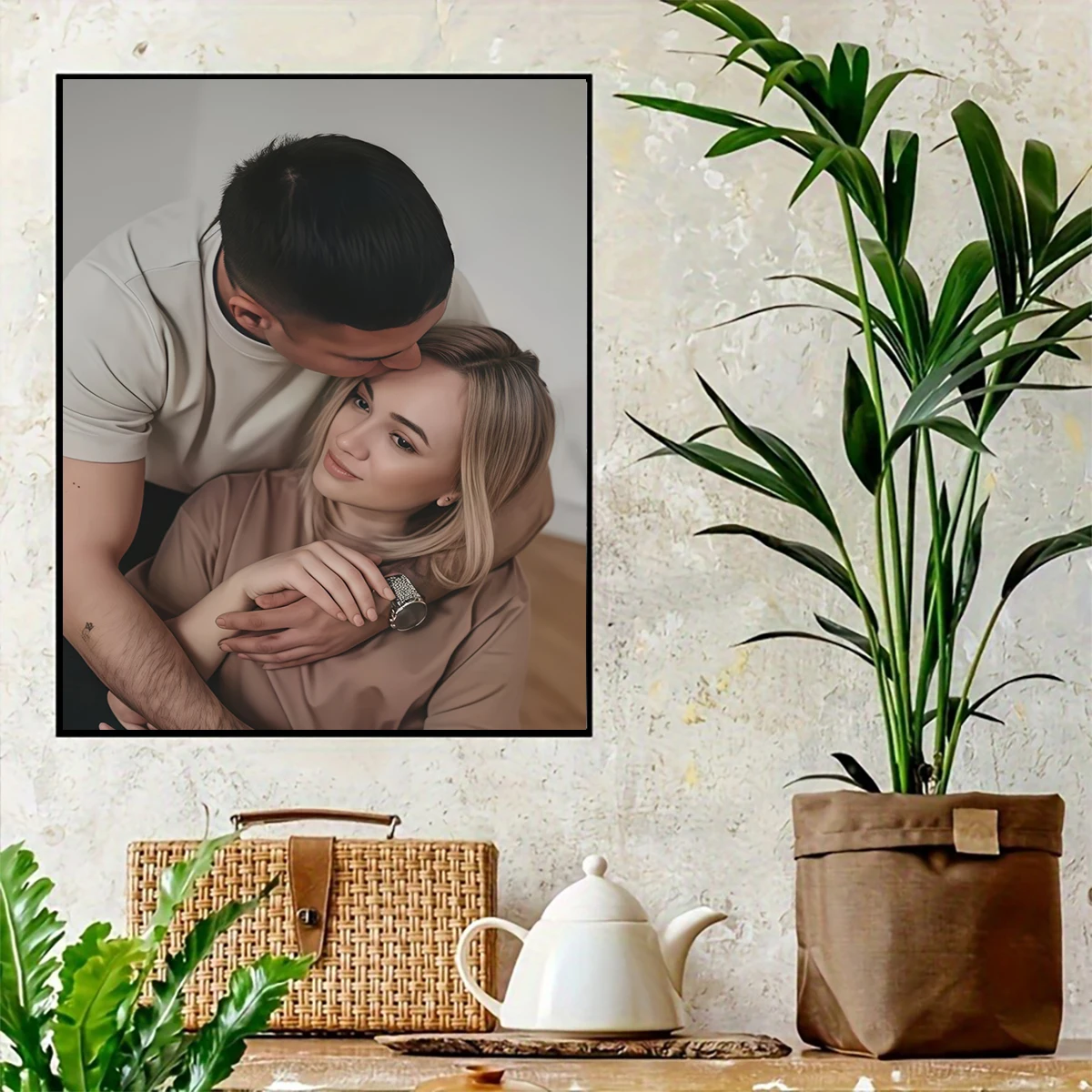 Personalized Custom Posters | No-Drill Home Decor | Custom Canvas Wall Art | Personalized Family Portraits