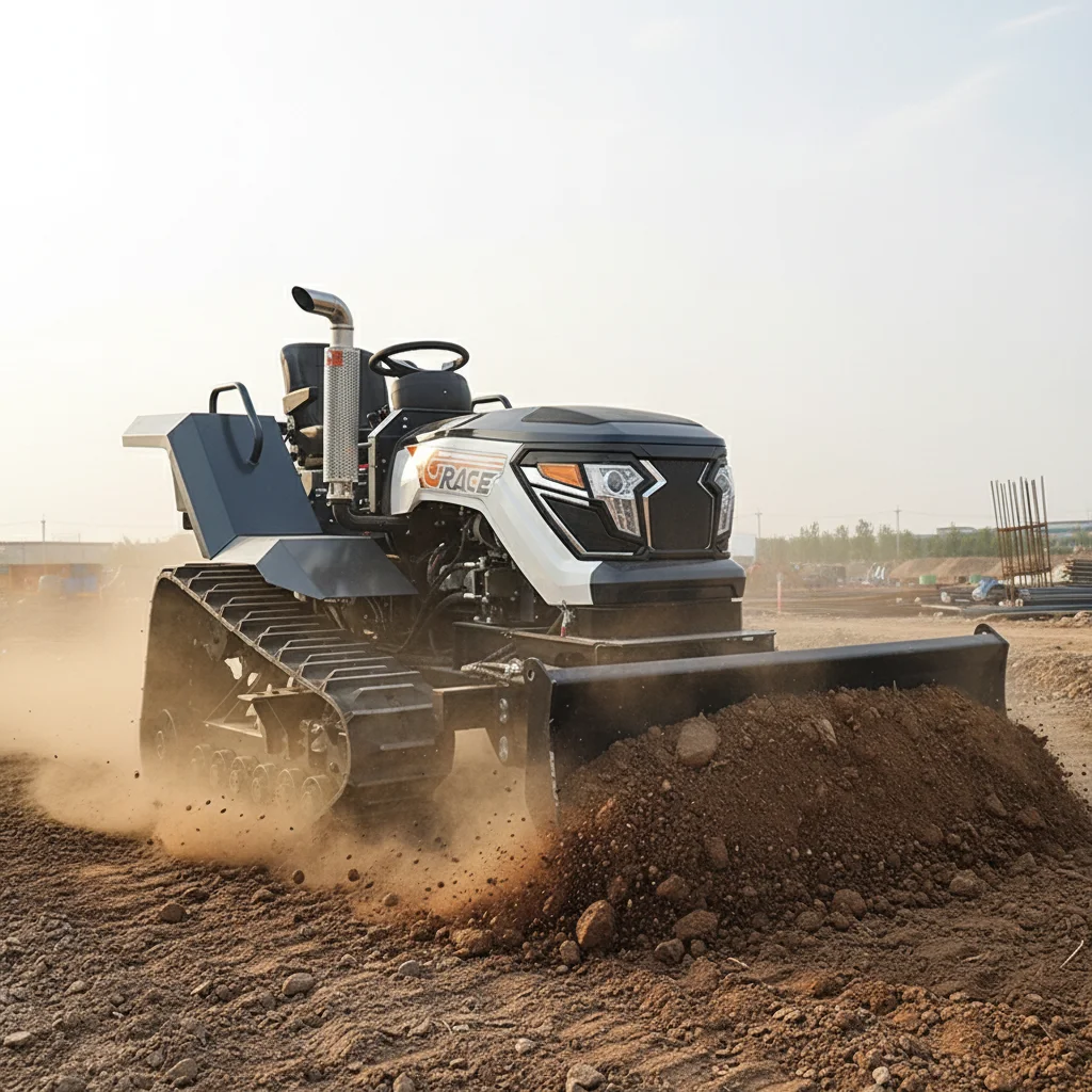 

Customize Compact Tractor with Full Attachments: Trencher, Ditching, Bulldozer, Excavator for Orchard