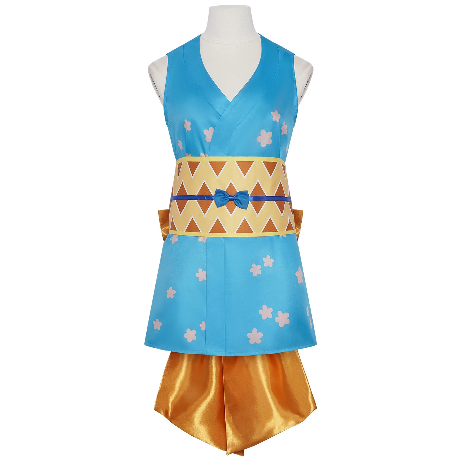Sakura patrón Kimono Festival Sakura Yukata Nami traje COS ropa lazo gratis tocado Anime juego de rol
