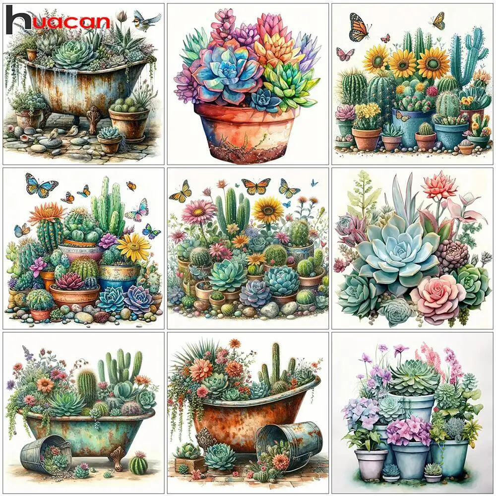 Huacan Diamant Malerei Set Tai Chi Sonnenblume volle quadratische runde Mosaik Stickerei Yin Yang Landschaft Wohnkultur