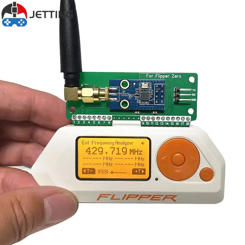 For Flipper Zero CC1101 Modification Module SubGhz Module 433MHz With SMA Antenna Wireless Transceiver Module