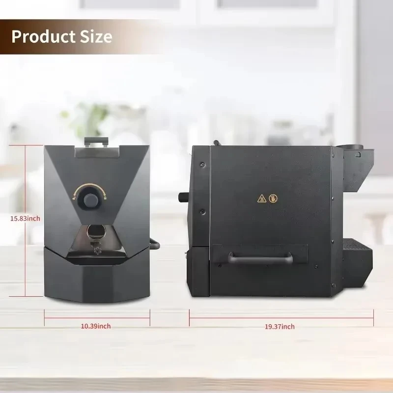 500g Automatic Coffee Roaster Machine for Home Use with Smoke Filter and Chaff Collector, Home Appliances