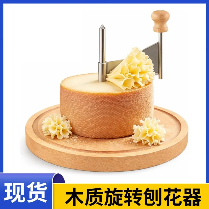 Rotary Cheese Grater Slicer Round Butter Chopper Shredder Kitchen Baking Tool for Chocolate and Dairy