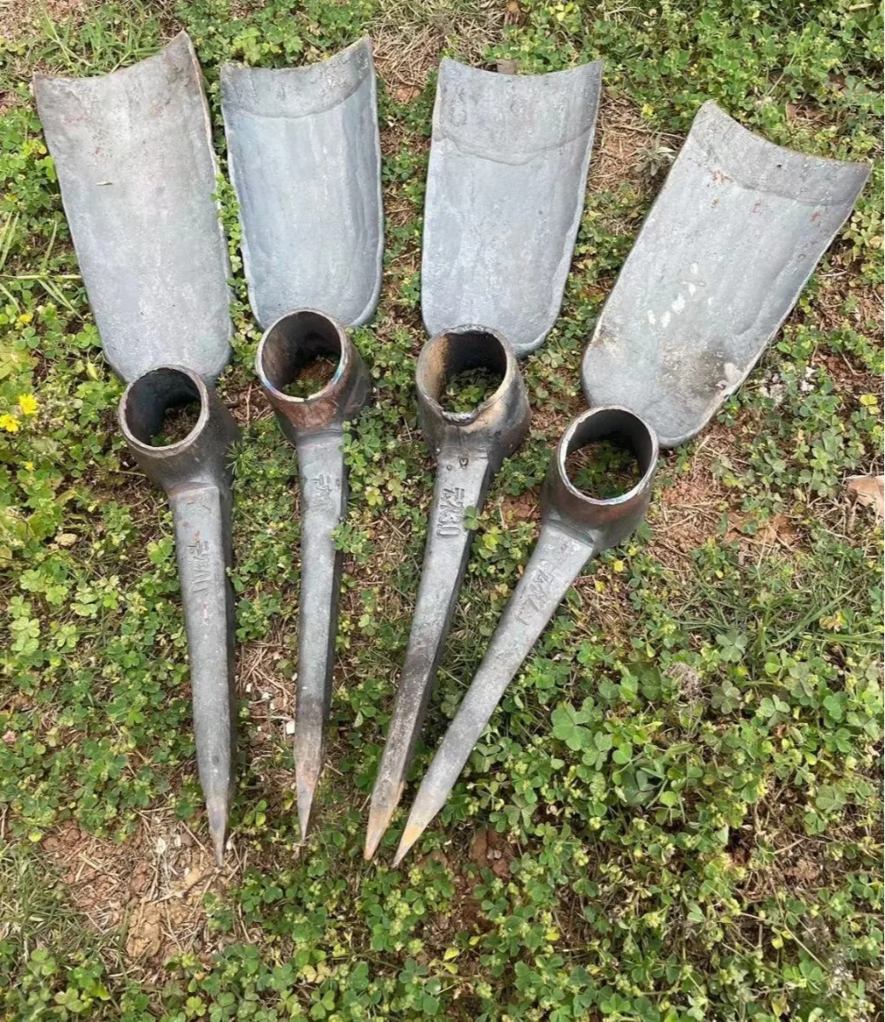 Geschmiedete landwirtschaftliche Hacken aus Manganstahl, Outdoor-Pflughacken, multifunktionale Spitzhacke, Grabhacke, Garten-Handwerkzeuge – Detail 8