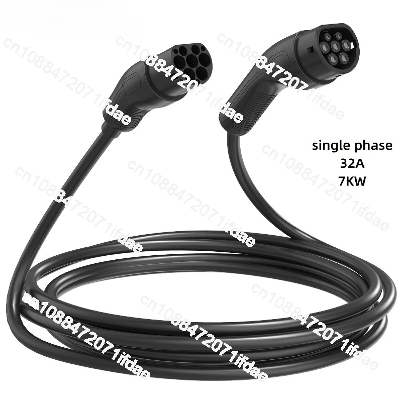 GOODLINK Type2 To Type2 EV Charging Cable Model 3 Single Phase 32a 7kw New Energy Vehicle Parts