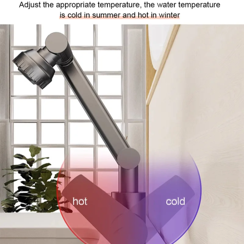 Universal Faucet Lucky Cat Faucet Basin Hot and Cold Wash Basin Wash Basin Counter Basin Bathroom Extension Faucet Aerator