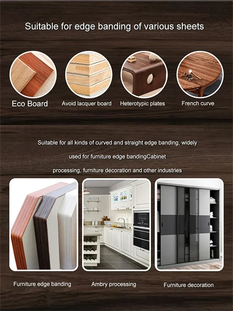 NF Portable Automatic Edge Banding Machine Folding Small Edge Banding Machine Plywood Edge Banding Machine Double-sided Gluing