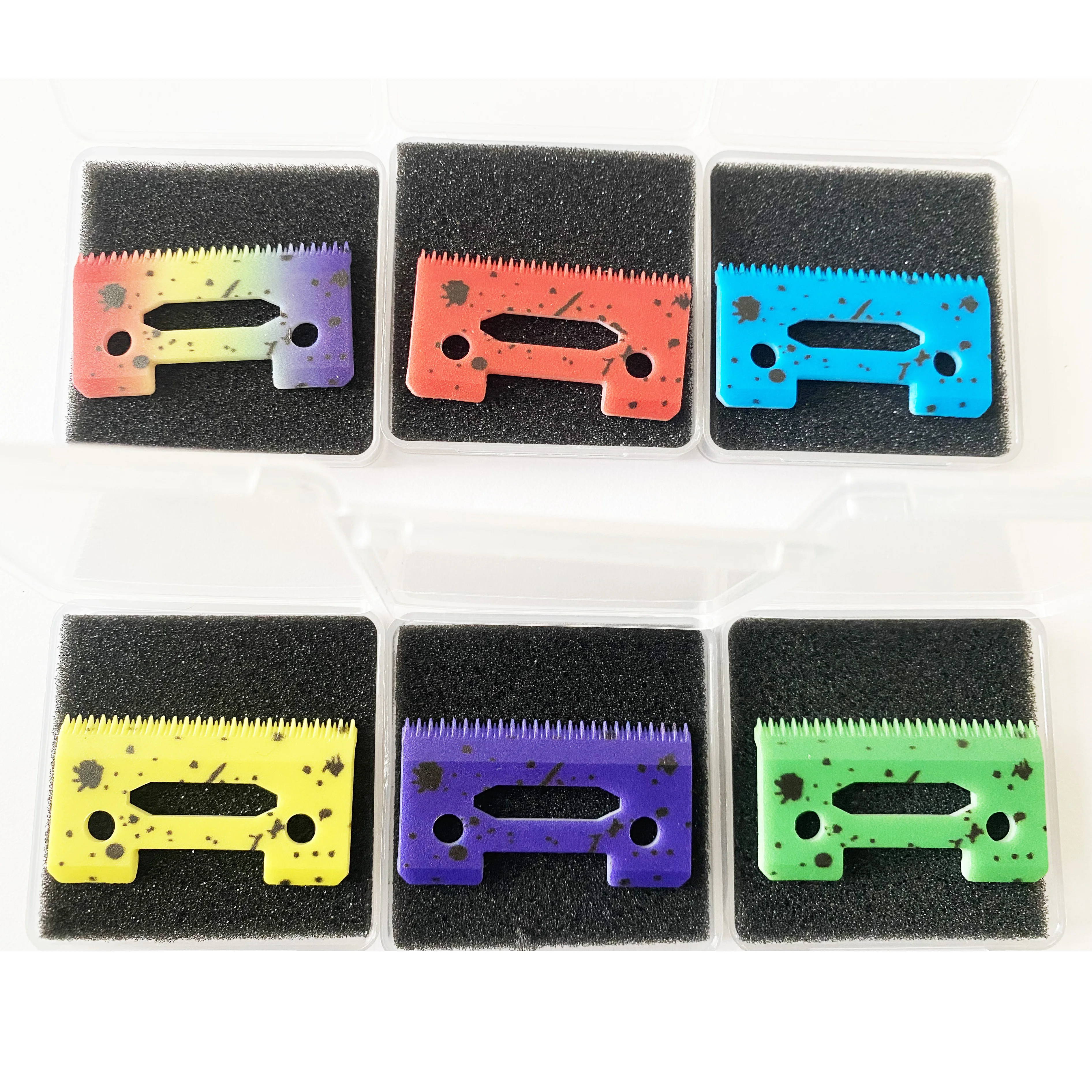 Neuankömmling 6 teile/los stagger tooth magic clipper trimmer klinge mit box paket