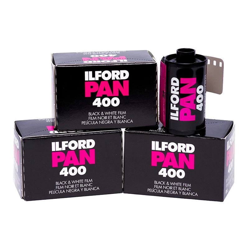 6/10 Rolls ILFORD Pan 400 Black And White Film High-Quality For 135 35mm B&W Negative Film 36 Exposure Film Camera