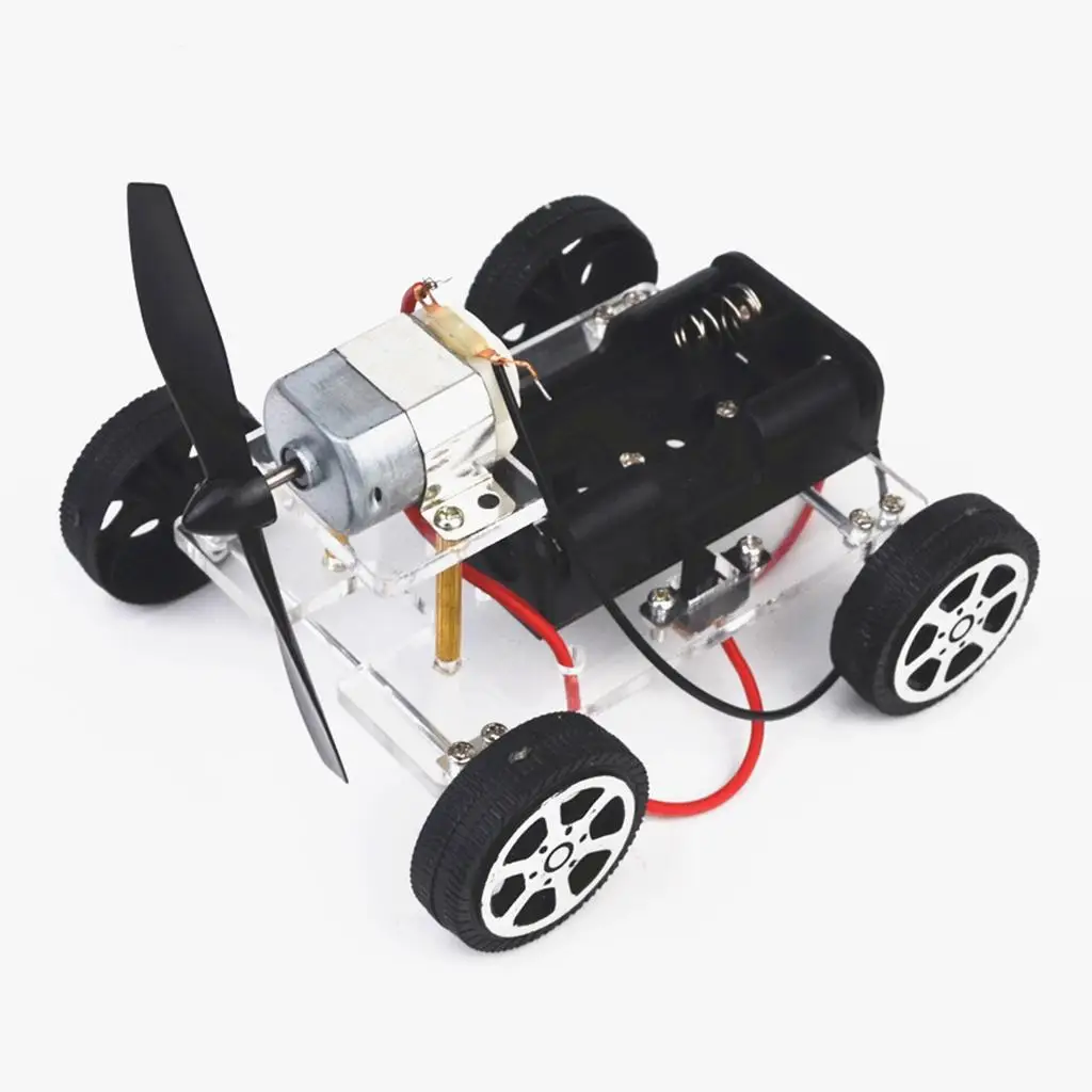 DIY carro modelo para crianças, montagem elétrica brinquedos, gadget educacional