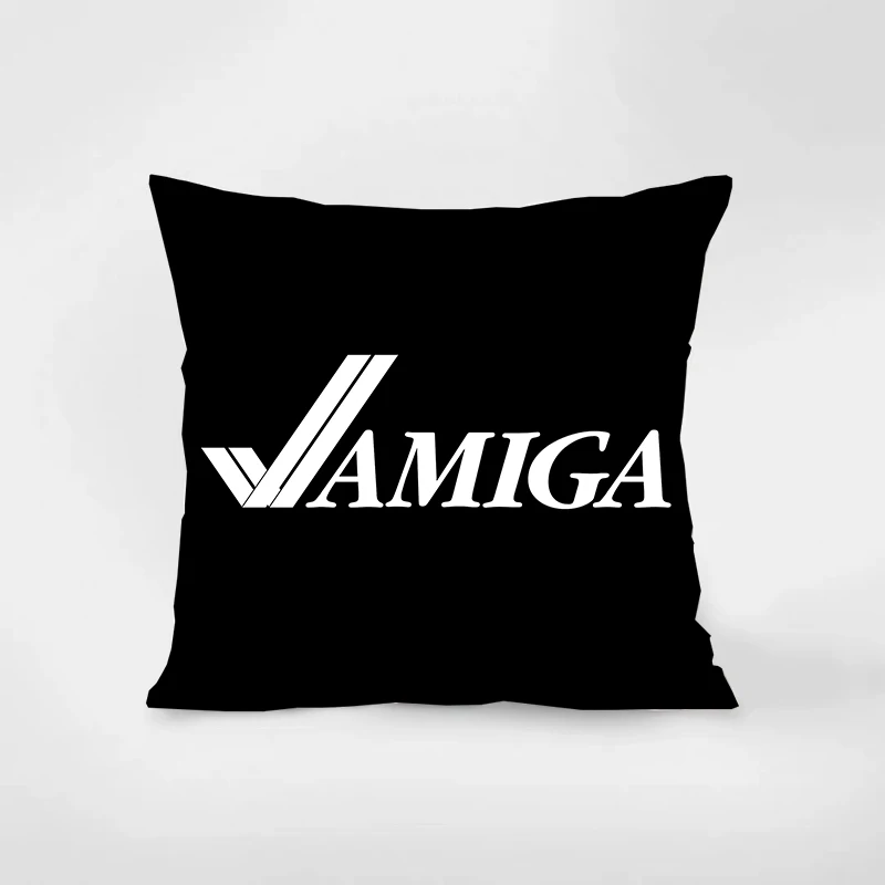 Pillow cover Commodore Amiga logo home decoration gift sofa car super soft cushion square pillowcase chair pillowcase 040