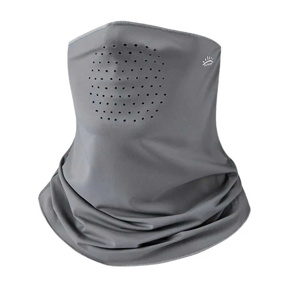 

Новые дышащие солнцезащитные маски из ледяного шелка, защита от солнца/УФ-лучей, солнцезащитный чехол для лица, быстросохнущая маска на всю голову, летняя