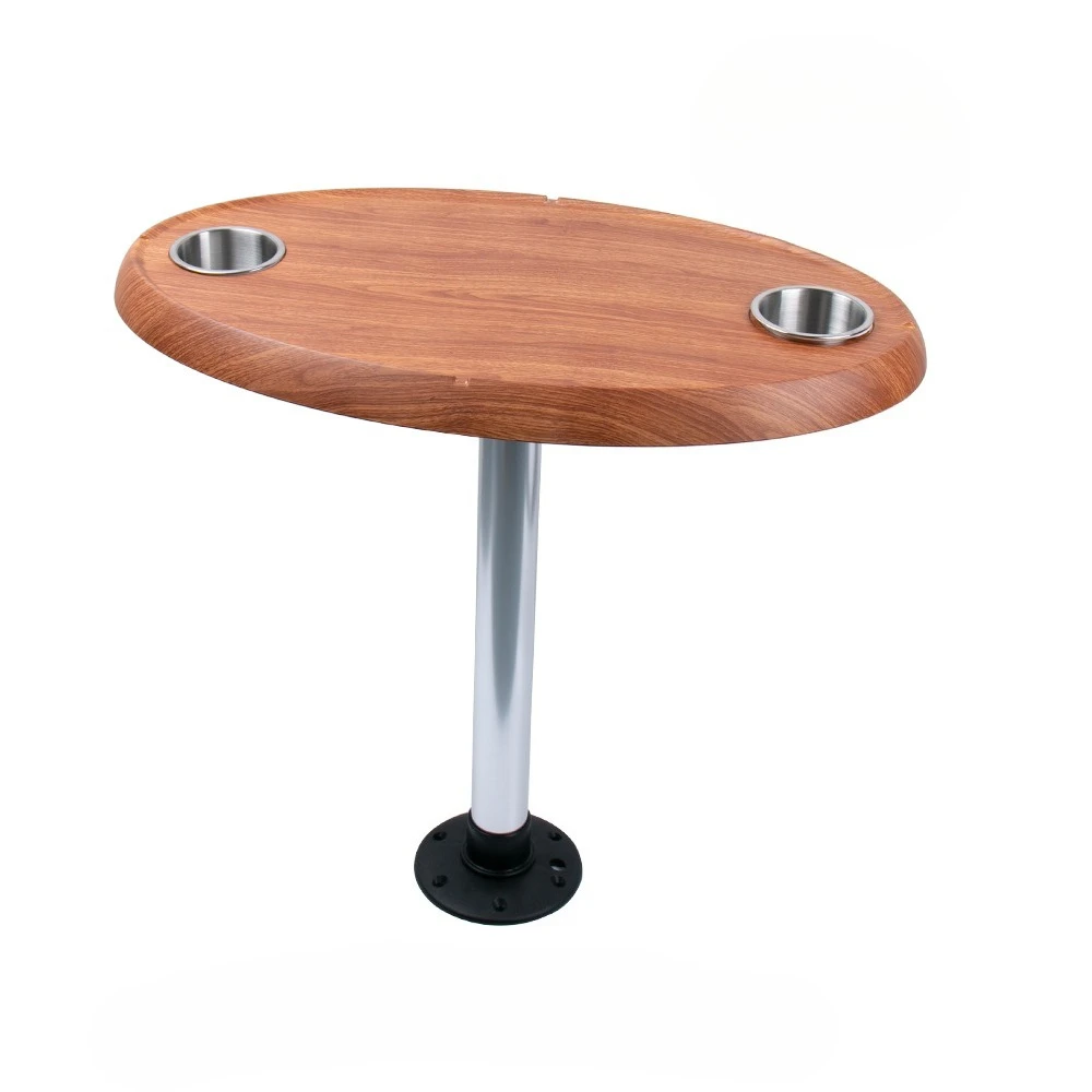 Aluminum Alloy Round Coffee Table Marine Yacht Tea Table Marine Hardware Accessories