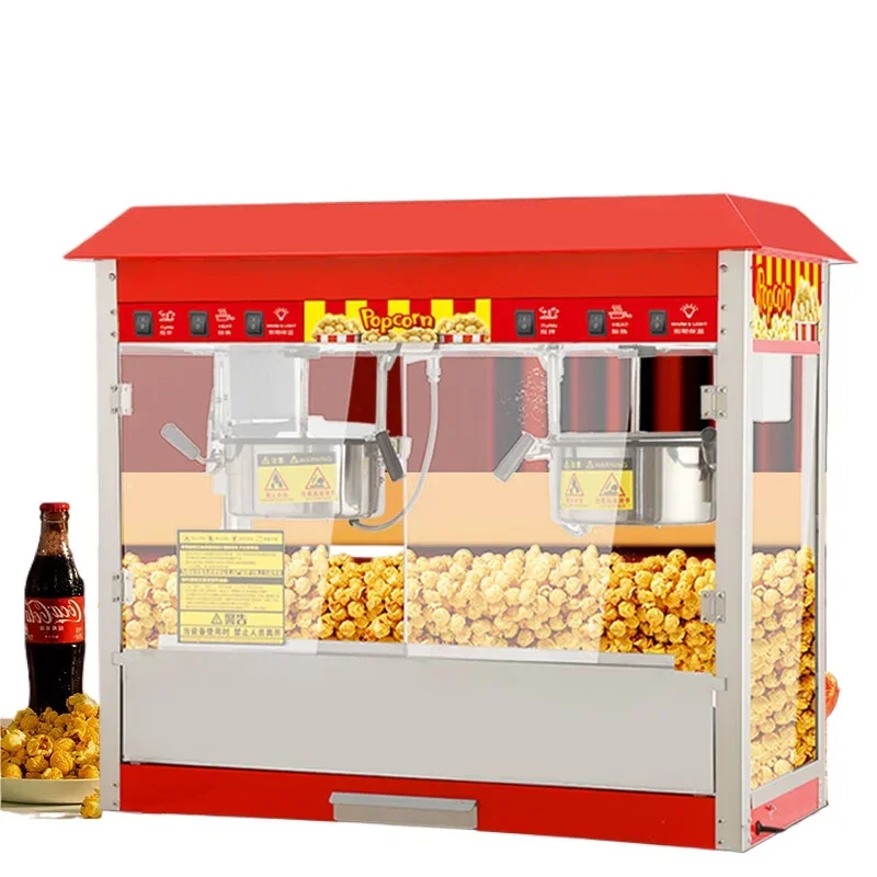 Small popping machine trolley