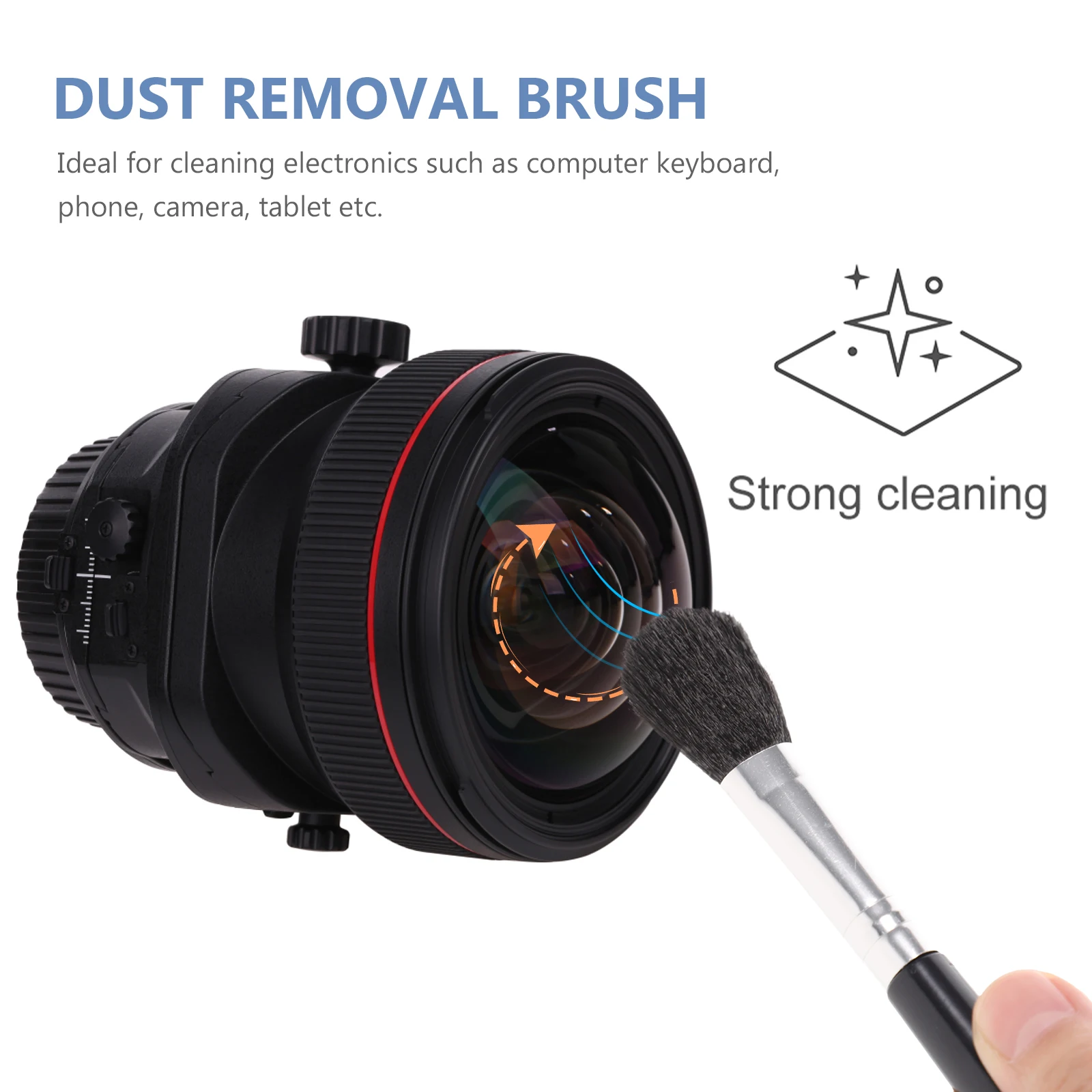 

Cleaning Brush Set Phone Computer Camera Tablet Wooden Dust Removal Practical