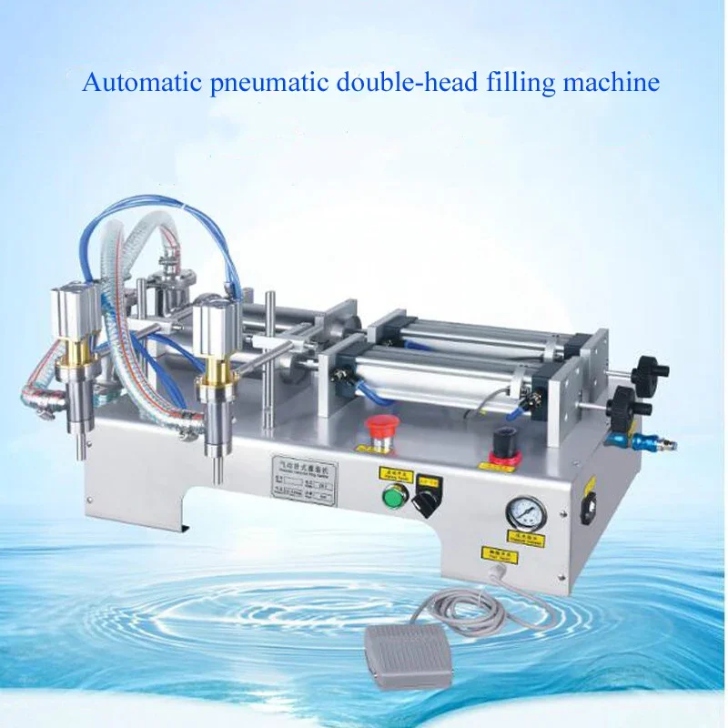 2026 Hot Sale Quick Automatic Two Head High Accuracy Viscous Liquid Filling Machine Beverage Milk Olive Small Soft Drink Oil