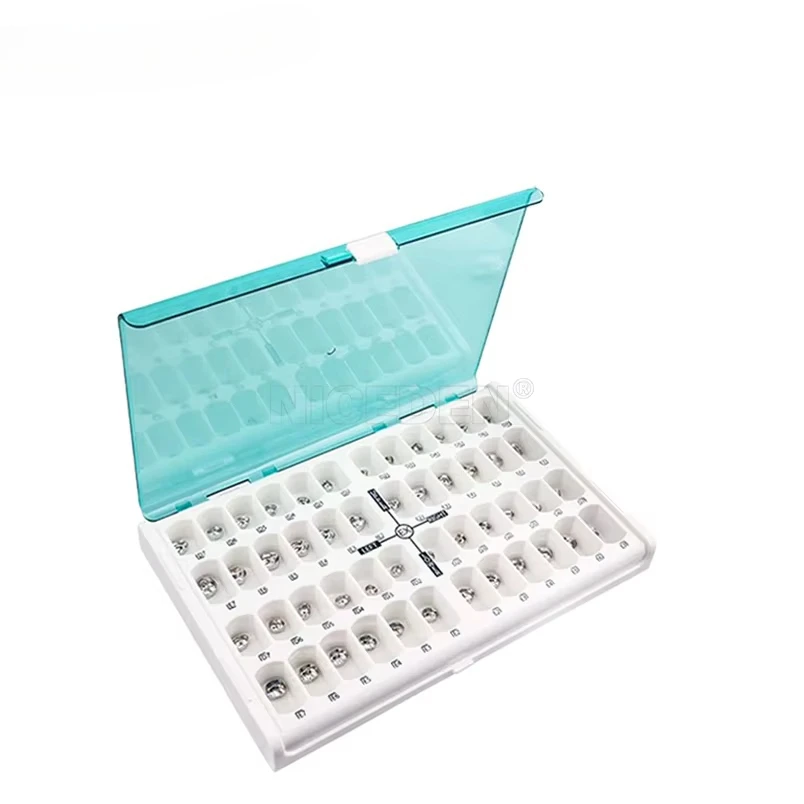 Dentals Children's Crown Prefabricated Metal Crown Stainless Steel Temporary Crown Dentals Orthodontic Materials Treatment Tools