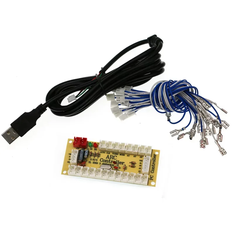 A42T-For Neo Geo Arcade Game لتقوم بها بنفسك عدة USB لوحة تحكم للكمبيوتر التوت بي صفر تأخير النمط الأمريكي 8 طريقة عصا التحكم C