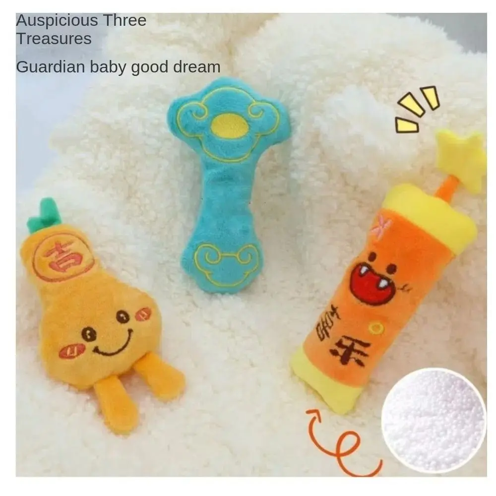Mini 5,9 Zoll Baby Comfort Doll Plüschverband Beruhigender Handgriff Mehrfarbige Anti-Schreck-Handpuppe Baby
