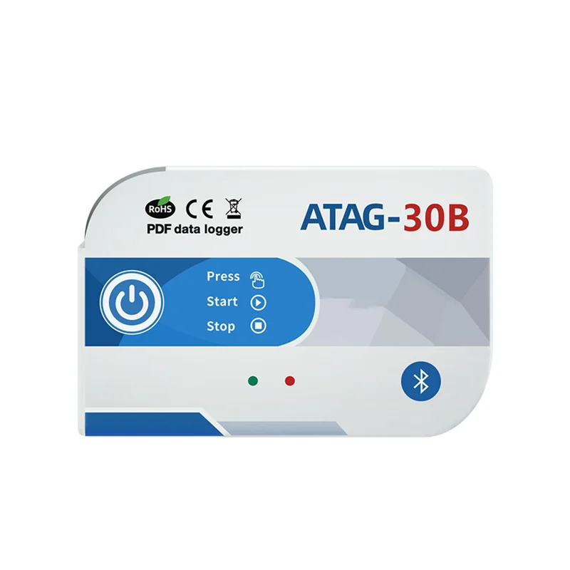 

ABAC-внутренний датчик, регистратор TEMP, мини-USB, Bluetooth, 65000 точек, регистратор данных температуры, высокая точность для холодной цепи