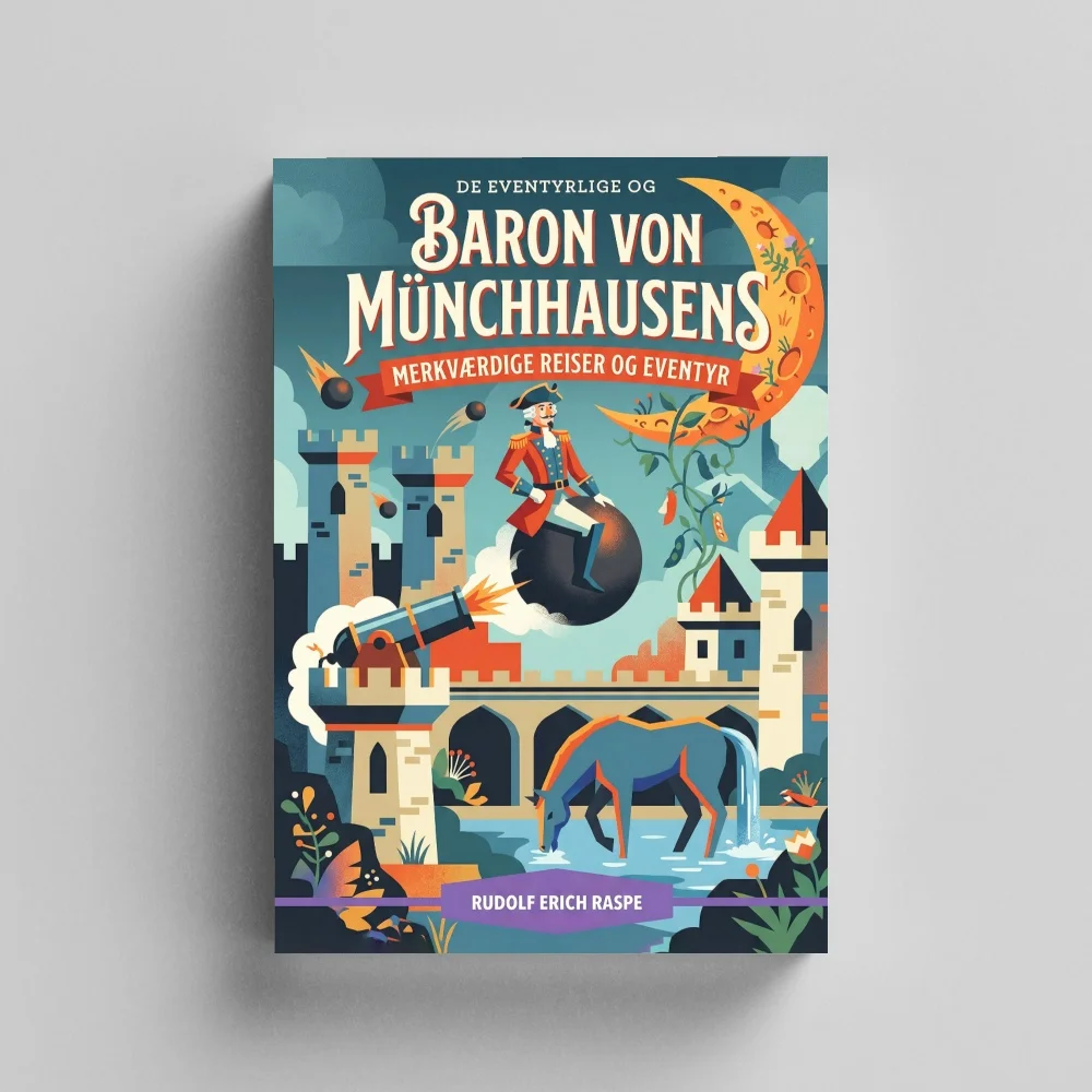 Baron von Münchhausens merkværdige reiser og eventyr by Rudolf Erich Raspe, Norwegian Language Edition