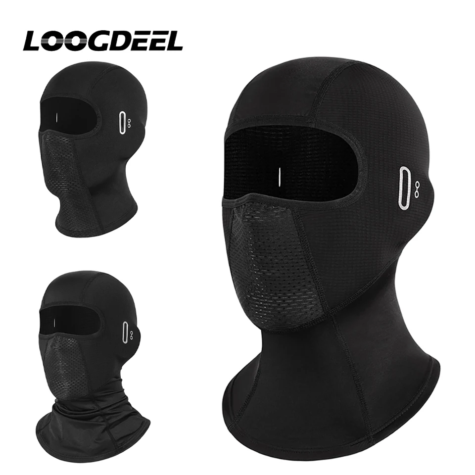 

LOOGDEEL Outdoor Cycling Headgear Mask Bicycle Face Mask Breathable Ice Silk Motorcycle Fishing Riding Bike Scarf Cap Sunscreen