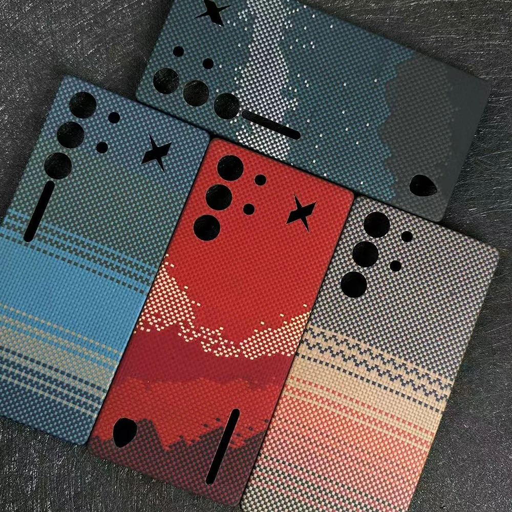 Настоящий арамидный телефон из углеродного волокна для Nubia Red Magic 10s Pro 10sPro Plus Тонкий чехол из углеродного волокна для RedMagic 10s Pro Plus Cover