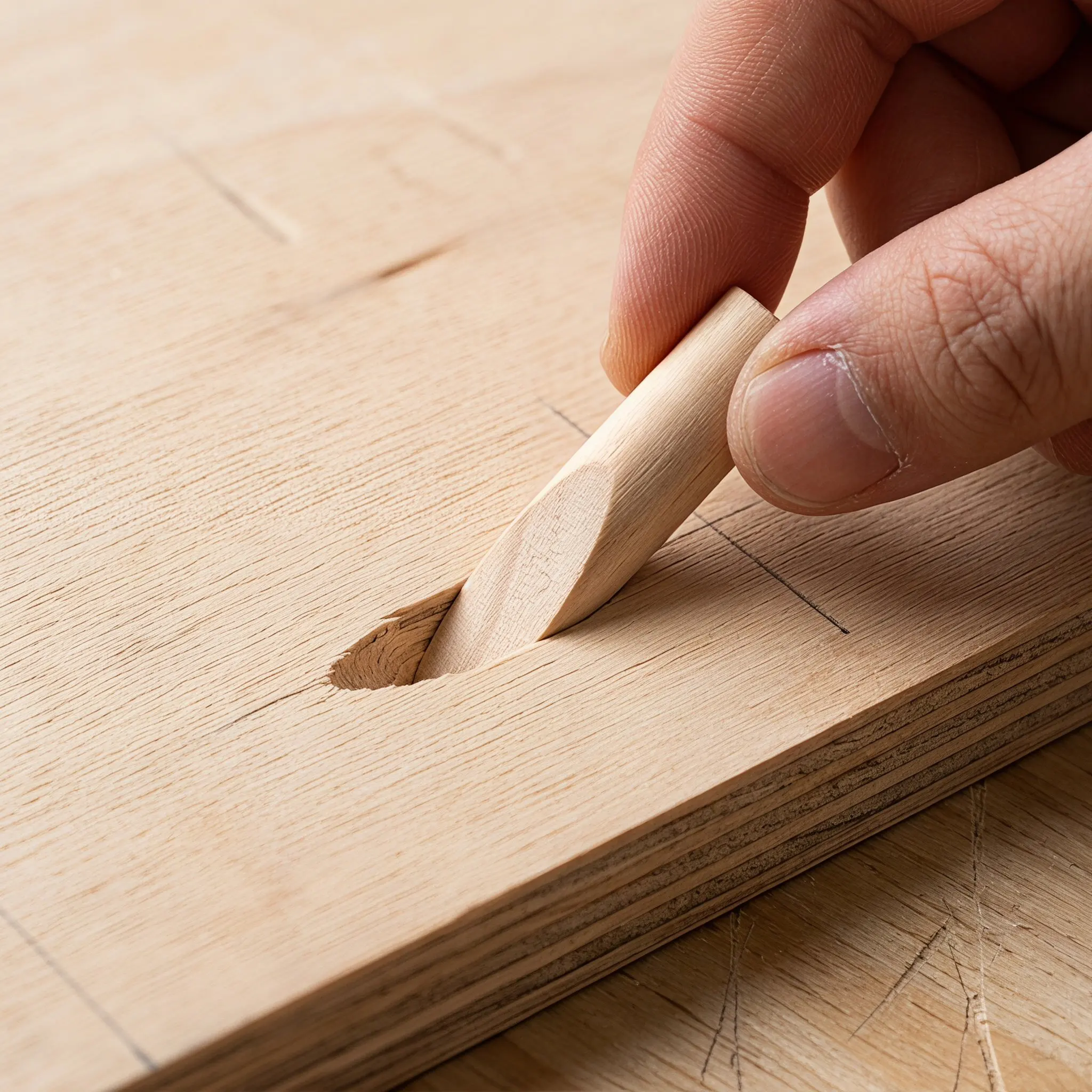 30Pcs Pocket Hole Wooden Plugs Solid Wood Dowels Screw Hole Fillers Woodworking Jig Accessories Furniture Repair