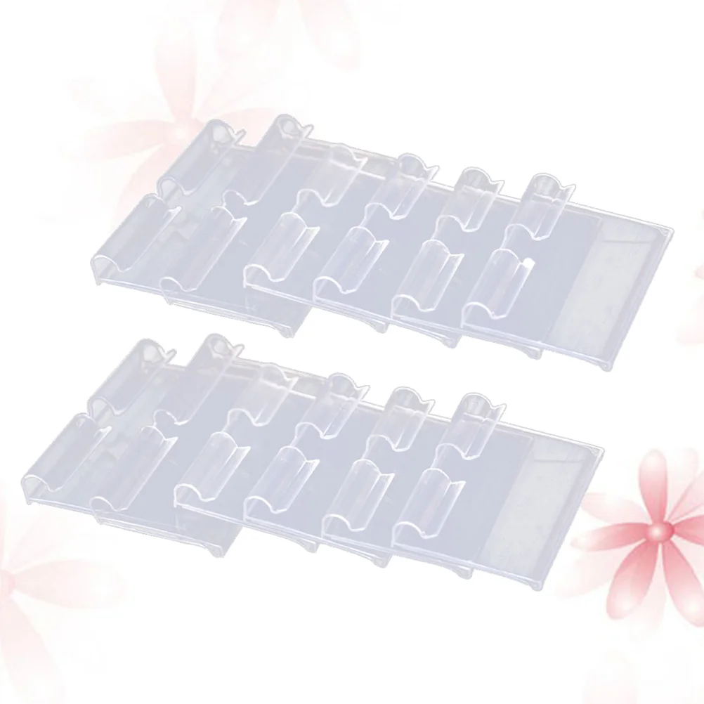 50PCS PVC Price Tags Premium PVC Price Tag for Supermarket Mall Shop Store (Transparent) plastic price tag