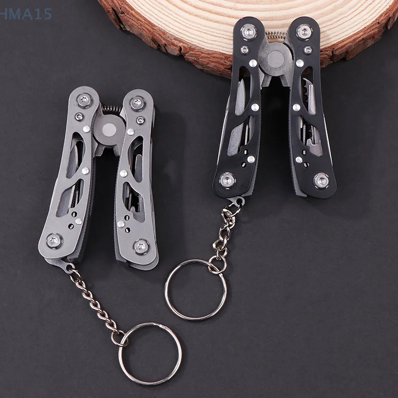 Mini Sailor Plier 11-in-1 Multi-Function Tools Wire Cutters Retrieve Card Pin Screwdriver Scissors Bottle Opener Knife