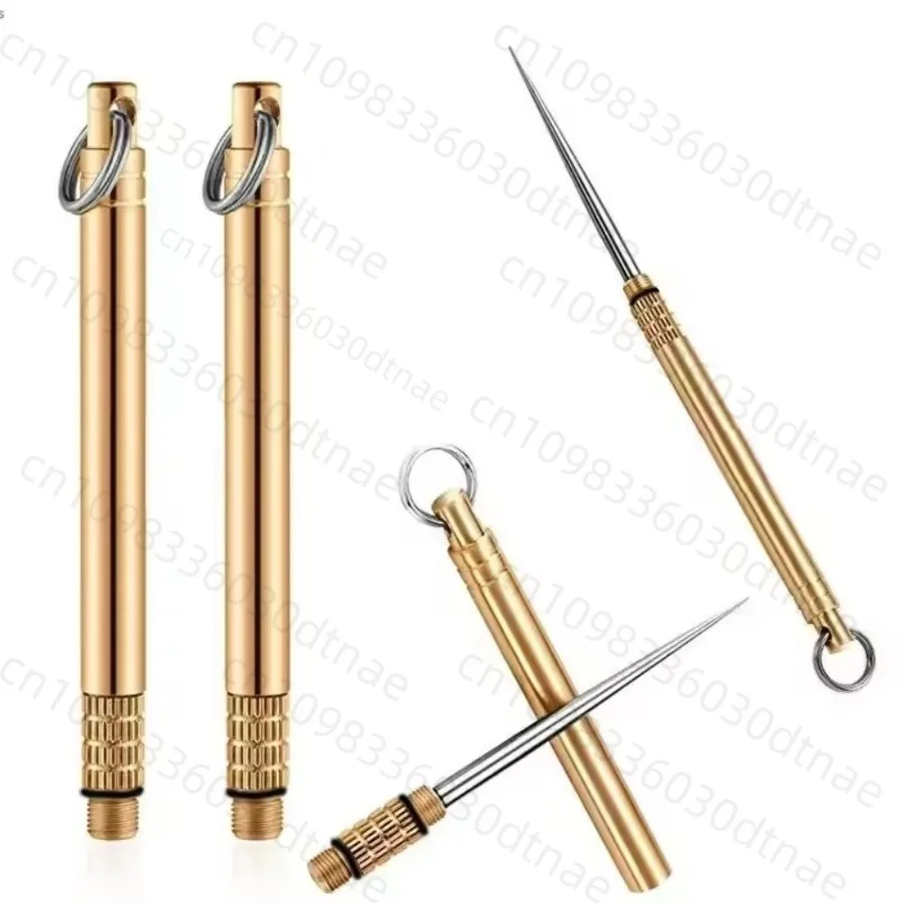 Titanium Alloy Toothpick Domestic Outdoor Toothpick Fruit Fork, Camping Tool, Rack, Titanium Alloy Portable Toothpick
