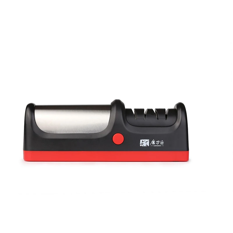 

Taidea TG1904 Two Stages Diamond Kitchen Knife 2 Slot Diamond Ceramic Wireless USB Chargeable Electric Sharpener