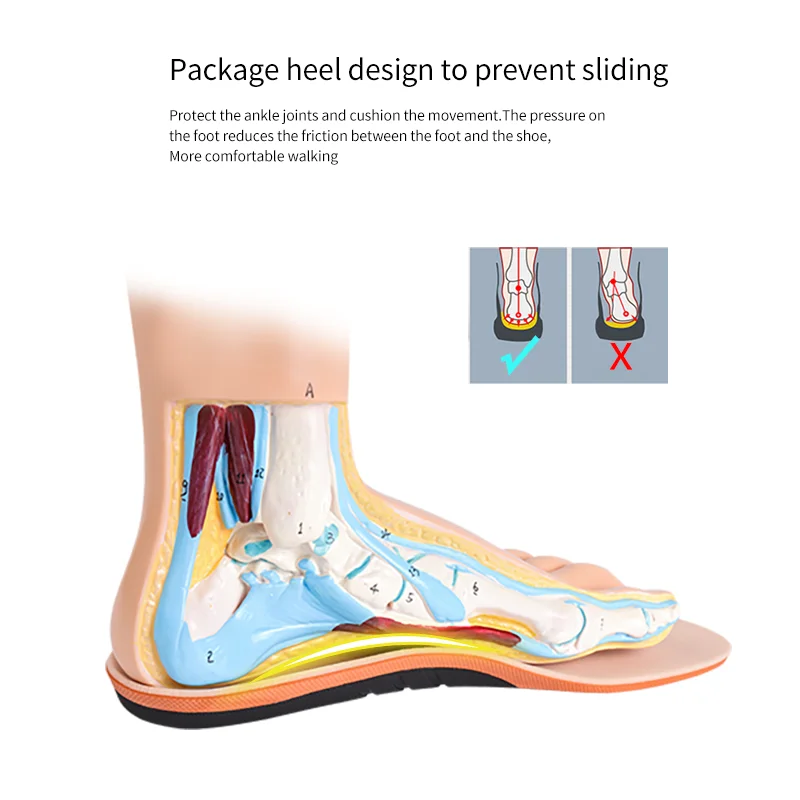 Moisture-Wicking Orthopedic Insoles  Diabetic Foot Care & Heavy-Duty Support for Athletes