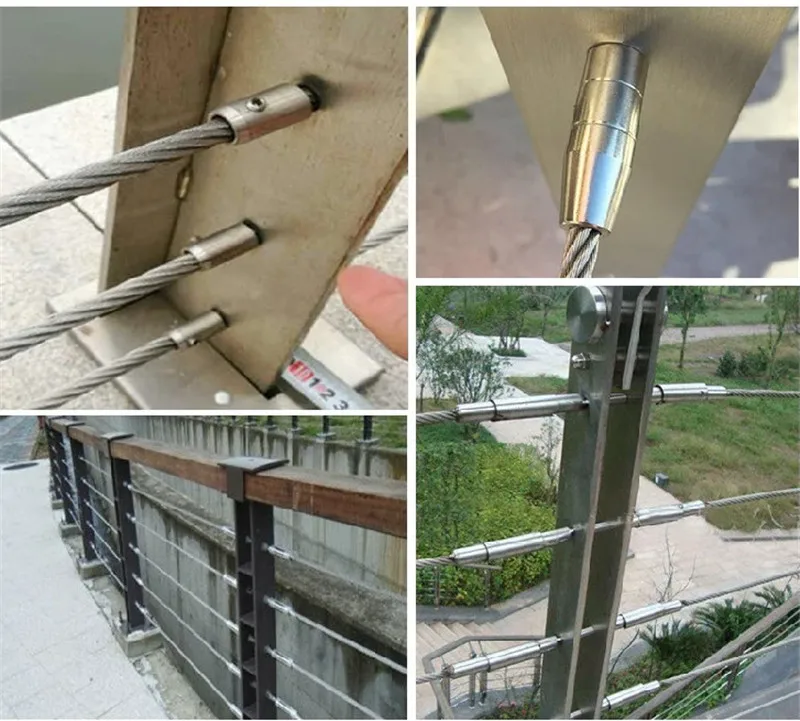 Drahtseil-Verriegelungsriegel, Stahlkabel-Kopfschutzhülse, Handschraube, Verriegelungsklemme, Befestigungselemente, Schnallenstift, volle Größe 2–20 mm – Detail 22