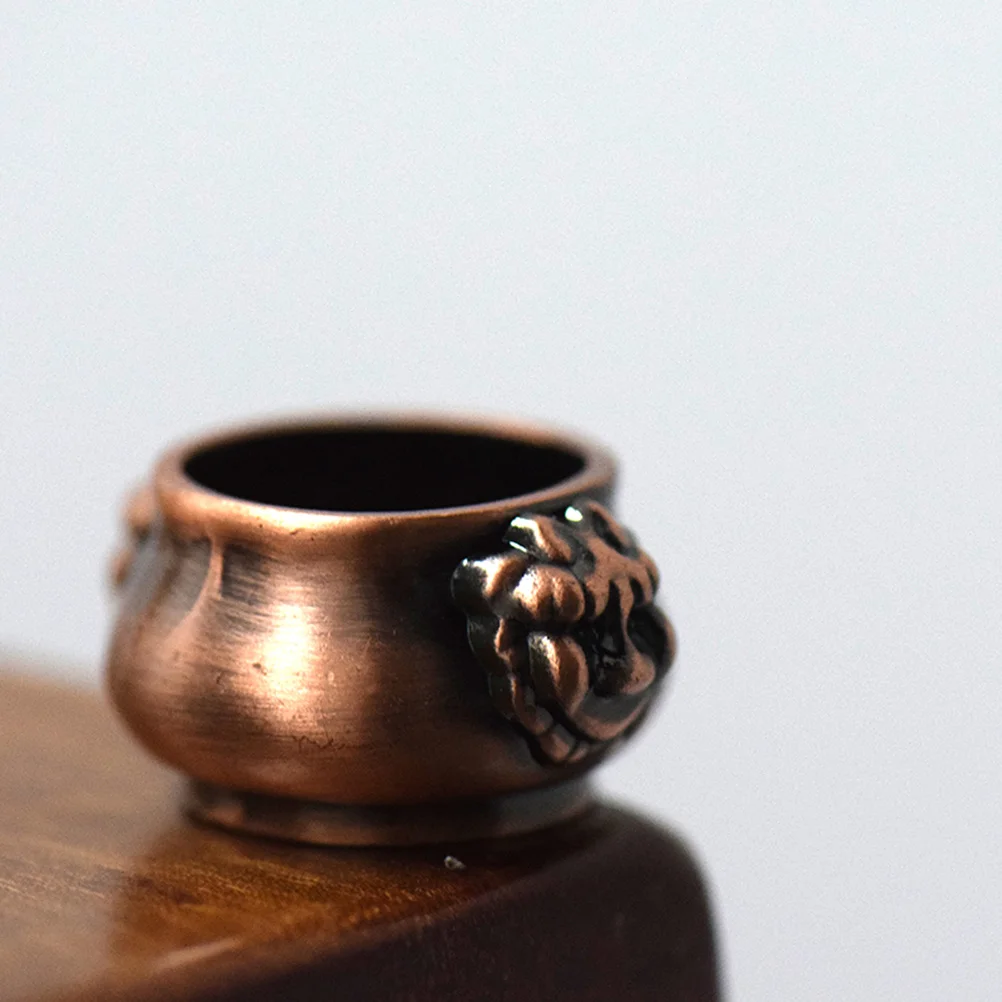 

Lion Design Incense Burner 7 Hole Alloy Material No Fading Rust Gift Idea Incense Burner Lion Aroma Furnace