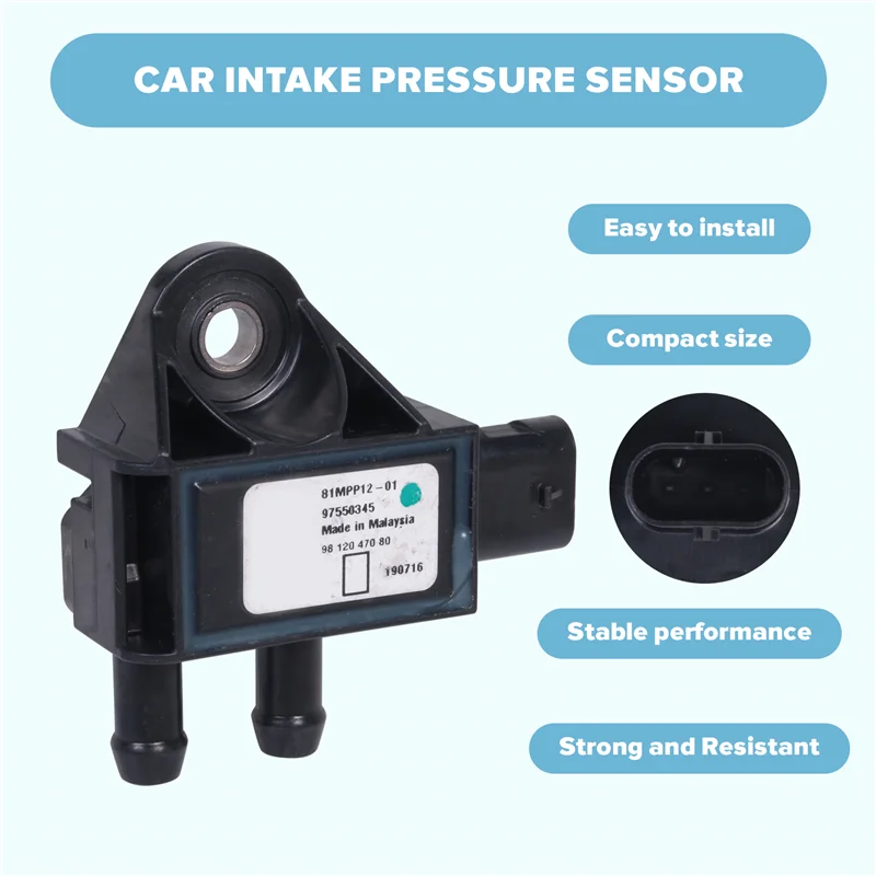 Per 308 2008 Citroen C3 C4 Picasso Berlingo DS Sensore di pressione di scarico-9812047080 81MPP12-01 Per 13-19