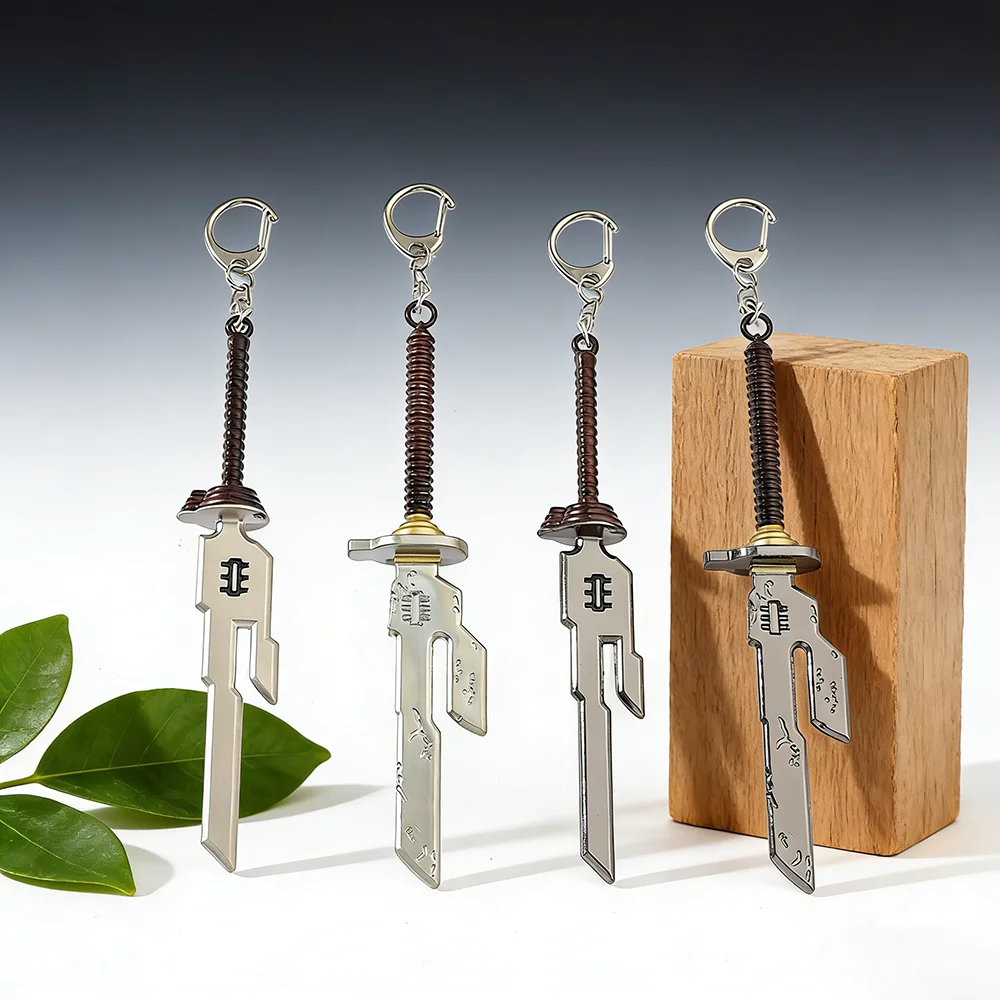 Llavero de Anime Jujutsu Kaisen, Modelo de Arma de Nanami Kento y Fushiguro Toji, Colgante para Hombre, Joyería