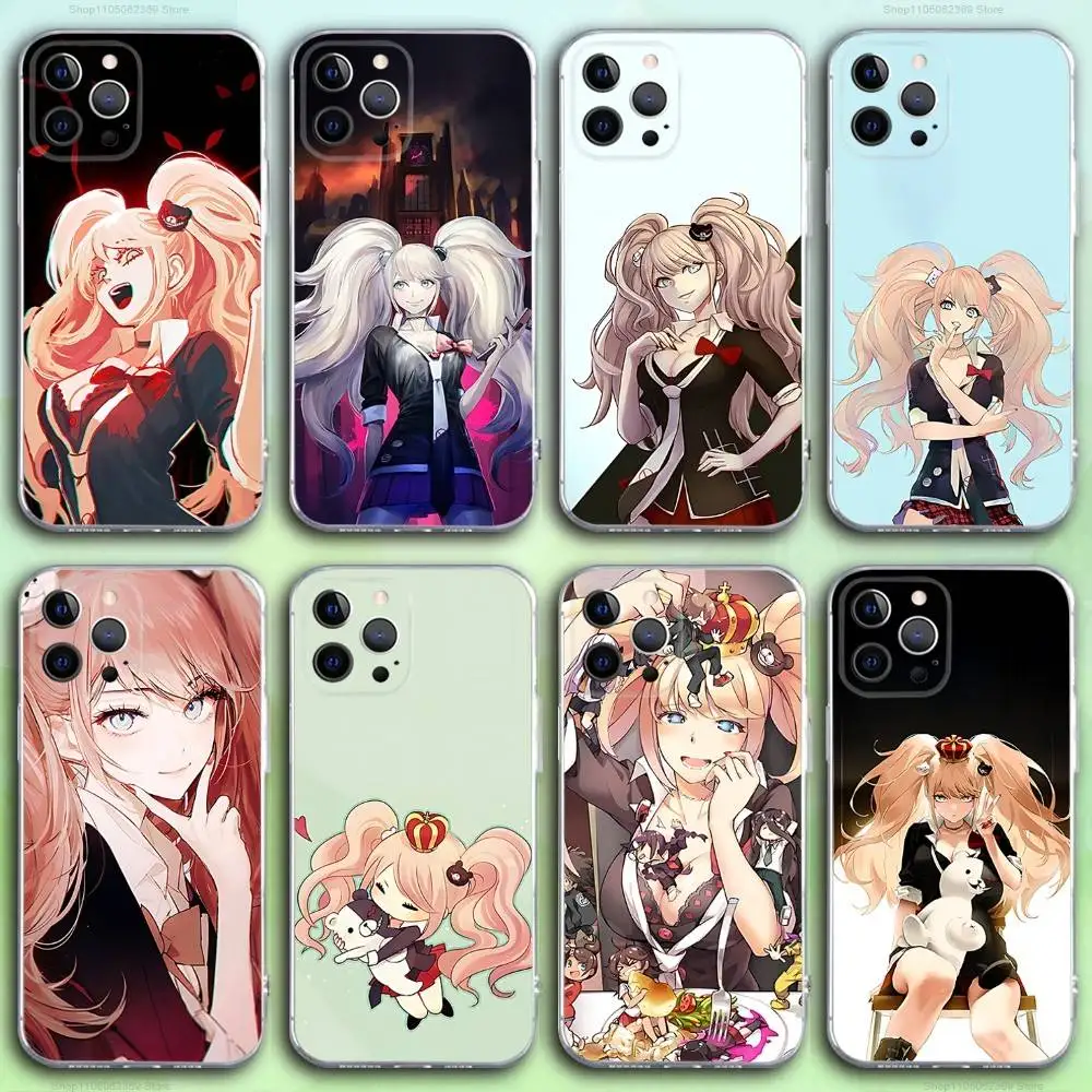 

J-Junko Anime EnoshimaS Phone Case For iPhone 17,16,15,14,13,12,11 Pro,Max,Plus,X,XS,XR,SE4,E Mini Transparent Soft Cover