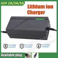 Intelligent Charger for Lithium Battery 36V 10S 42V 2A/3A/5A DC Plug/XM 8mm Plug Smart Lithium Li-ion Battery Chargers