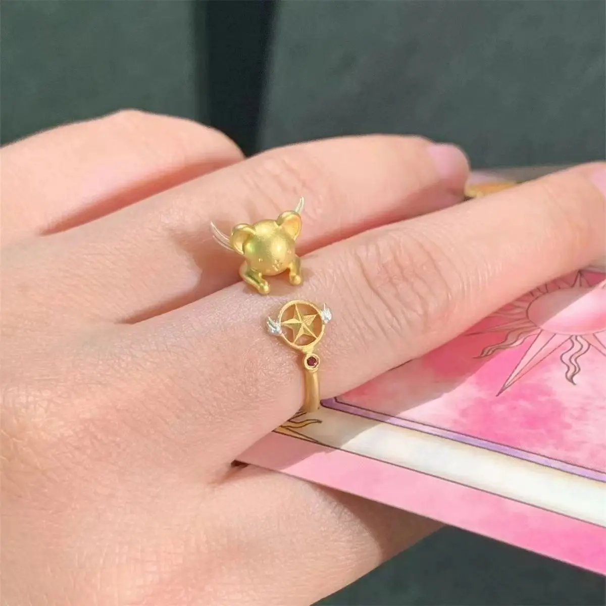 Unisex Rings, Derived Childlike Fun Anime Design, Cartoon Style,Super Versatile,Perfect for Anime Lovers,Hot Sale ,Limited Offer