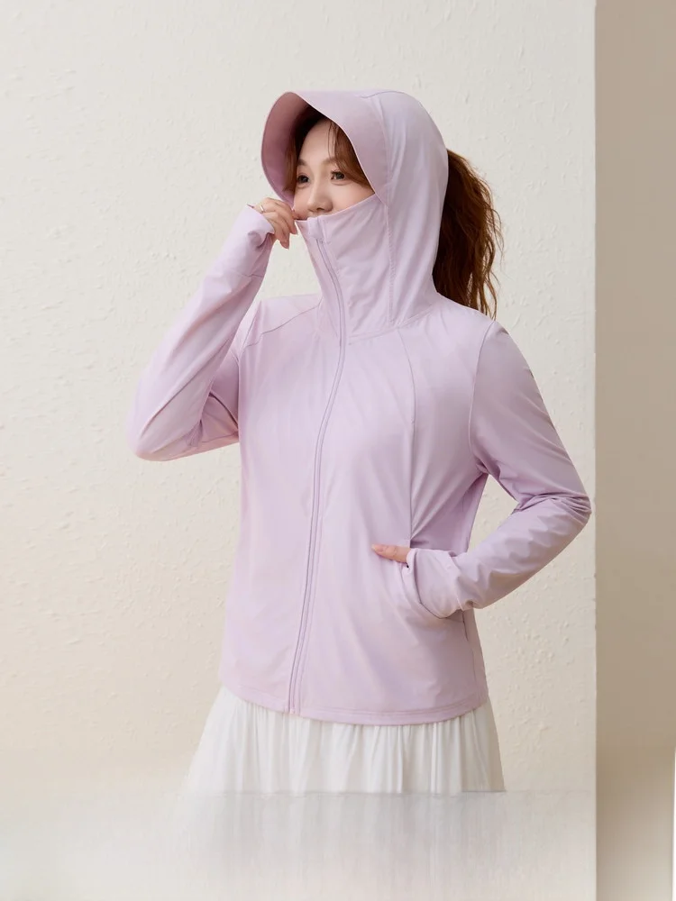 

Sun Protection Soft Comfortable Hooded Versatile Outerwear plus Size Women's Spring Fashion New Arrival Casual Long Sleeve Zi...
