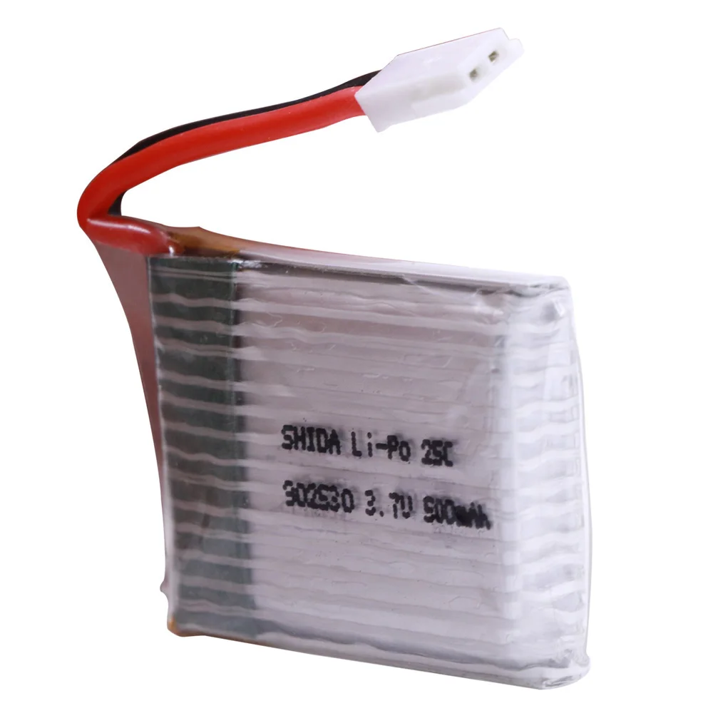 3.7V 500mAh 902530 25C LiPo batteria e caricabatterie per Wltoys V931 F949 XK K123 6Ch RC elicottero batteria lipo di alta qualità 1S 3.7V