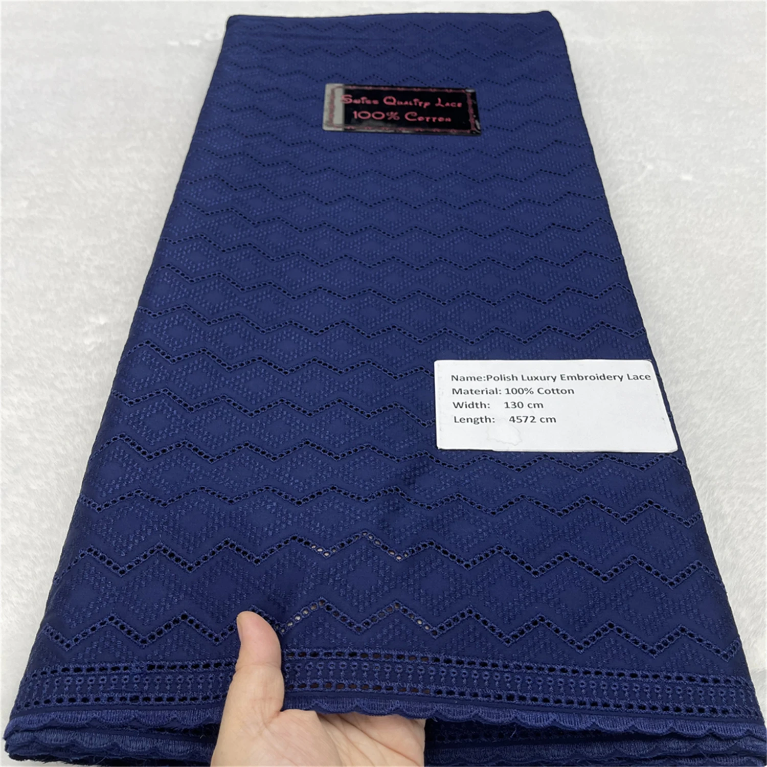 

Polished Cotton Lace for Men & Women African Embroidered Inspired Fabric Fashion Swiss Voile Garment Cloth Made From 100% Cotton