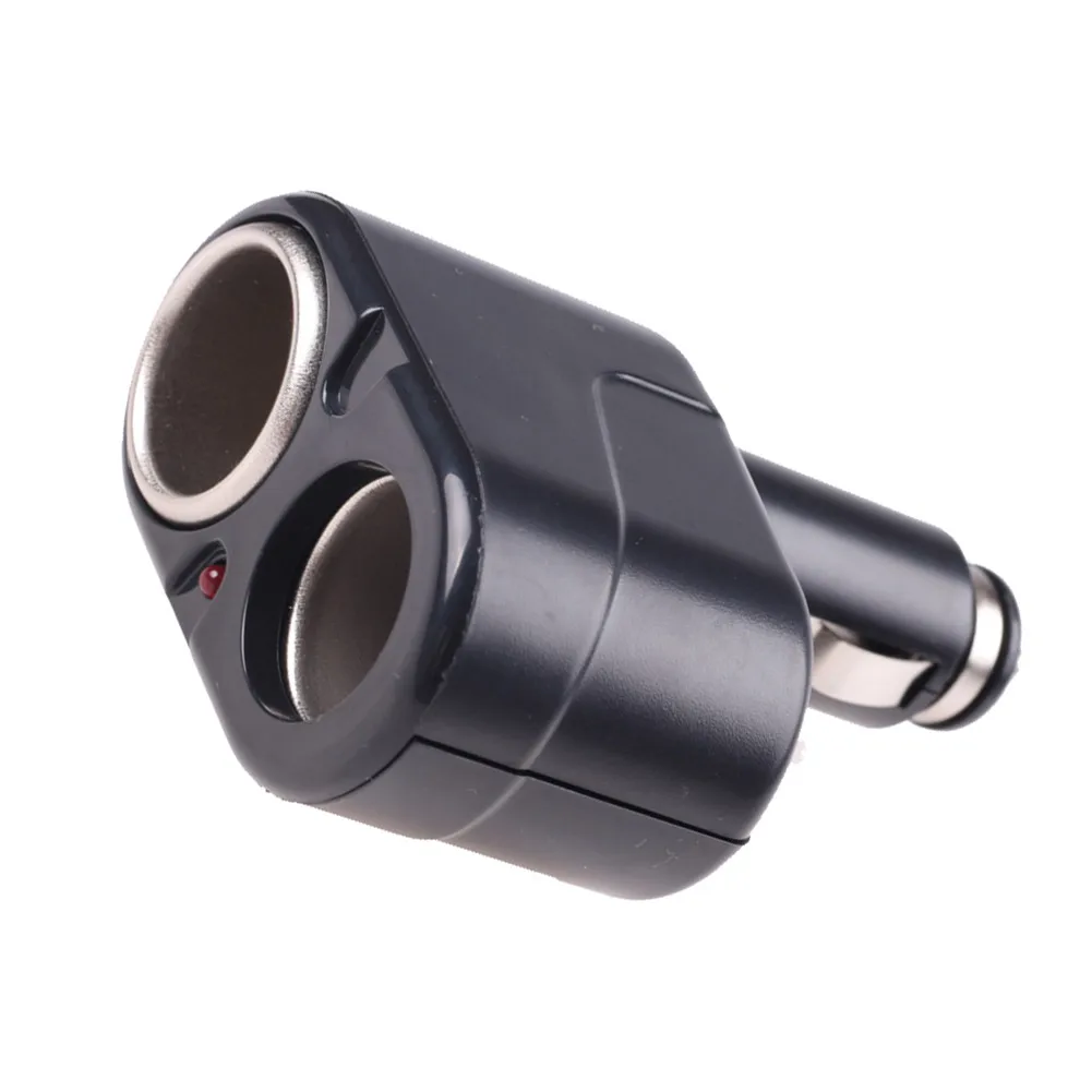 12V 24V Two-Port Car Socket Adapter Allows Simultaneous Operation of Two 12V Devices Including Dashcam and Transmitter