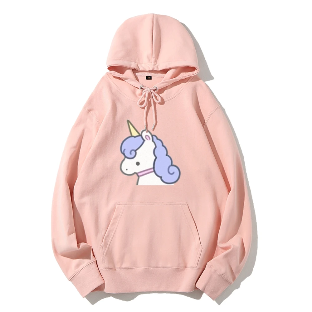 

Kawaii Cute Comfort Hand Drawing Unicorn Casual Hoodie Sweatshirt