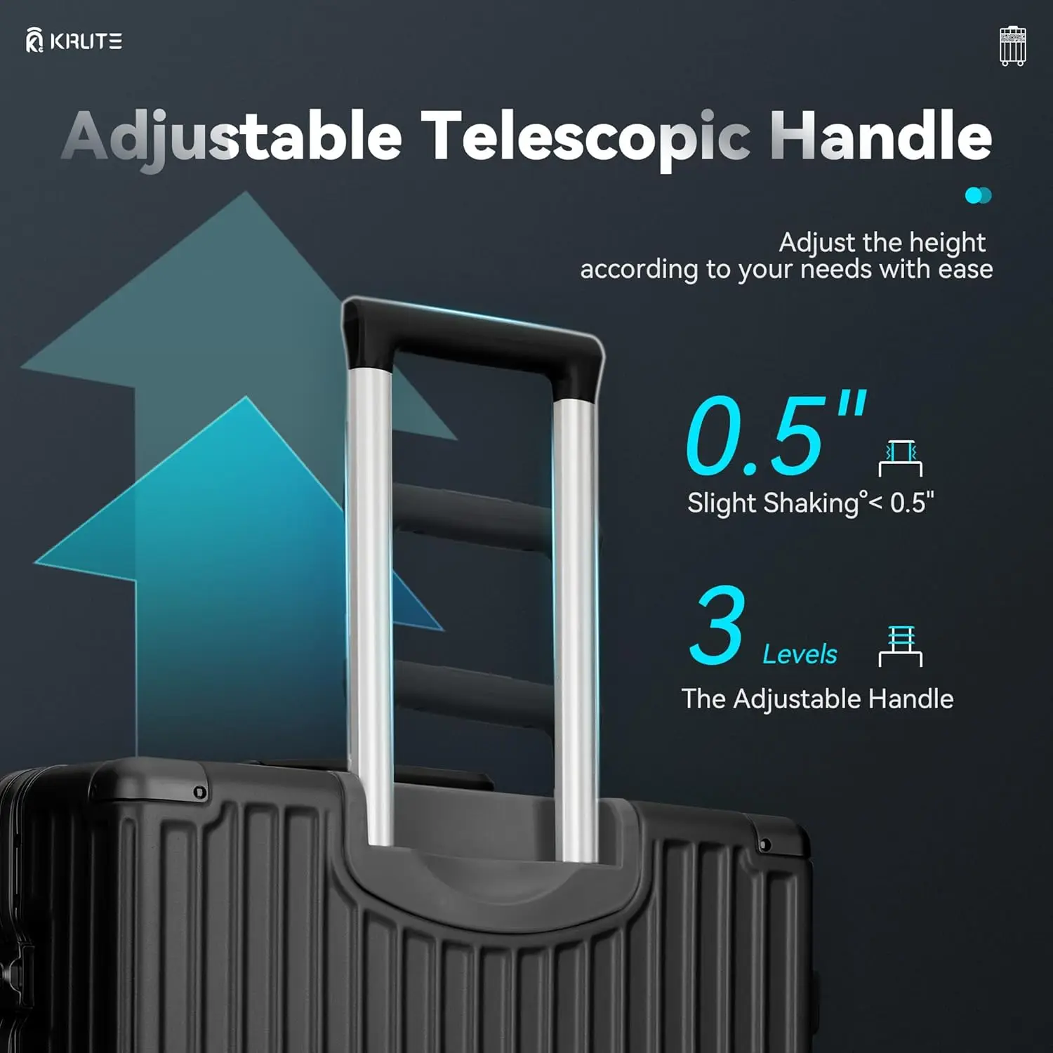 20인치 알루미늄 프레임 하드 쉘 지퍼 없는 캐리어, 바퀴 포함, TSA 잠금장치, PC+ABS 소재 여행용 가방